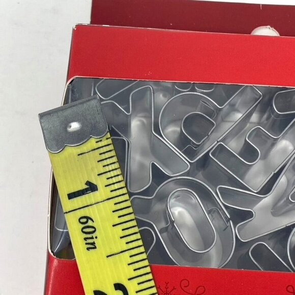 Target 26pc Christmas Alphabet Cookie Cutter Set Silver - Wondershop™ - Picture 10 of 10